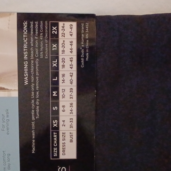 Cuddl Duds Plus Size Lace-Edge Tank Top - Picture 4 of 4